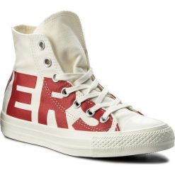 Trampki CONVERSE - Ctas Hi 159532C Natural/Enamel Red/Egret. Brązowe trampki męskie Converse, z gumy. W wyprzedaży za 219.00 zł.