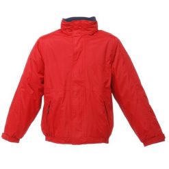 Kurtka Bomberka Unisex Dla Dorosłych Dover. Czerwone kurtki męskie Regatta, xs, bez wzorów, sportowe, bez ramiączek, bez kaptura. Za 161.99 zł.