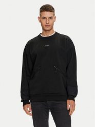Hugo Bluza Dautumnas 50516667 Czarny Oversize. Czarne bluzy nierozpinane męskie Hugo, m, bez wzorów, z bawełny, bez ramiączek, bez kaptura. Za 329.99 zł.