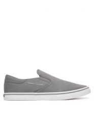Tommy Hilfiger Tenisówki Vulc Core Slip On FM0FM05689 Szary. Szare trampki męskie Tommy Hilfiger, bez wzorów, z materiału, bez zapięcia. Za 289.99 zł.
