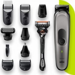 Trymer Braun Braun All-in-one trimmer MGK7320 Cordless, Number of length steps 13, Black/Silver. Golarki męskie BRAUN. Za 1,097.80 zł.
