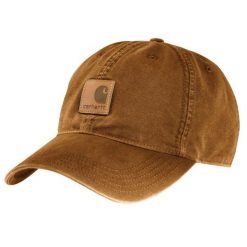 Czapka z daszkiem Carhartt Odessa Cap. Brązowe czapki męskie Carhartt, bez wzorów, sportowe. Za 91.00 zł.