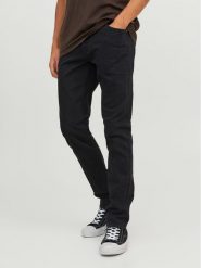 Jack & Jones Jeansy 12246949 Czarny Slim Fit. Czarne jeansy męskie Jack & Jones, bez wzorów, z bawełny. Za 199.99 zł.