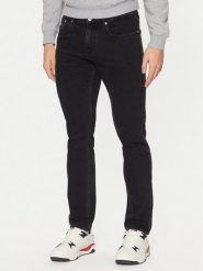 Tommy Jeans Jeansy Scanton DM0DM21135 Czarny Slim Fit. Czarne jeansy męskie Tommy Jeans, bez wzorów, z bawełny. Za 249.99 zł.