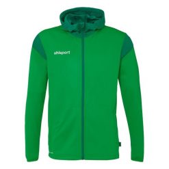 Bluza dresowa z kapturem Uhlsport Squad 27. Czarne bluzy z kapturem męskie Uhlsport, xl, bez wzorów, z dresówki, z kapturem. Za 217.50 zł.