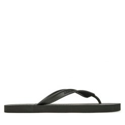 Japonki Armani Exchange. Czarne klapki i japonki męskie Armani Exchange, bez wzorów. Za 139.99 zł.