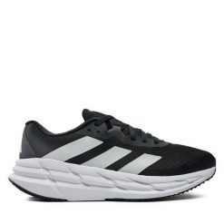 Buty do biegania adidas. Czarne buty do biegania męskie ADIDAS, bez wzorów, bez zapięcia, do biegania. Za 409.99 zł.