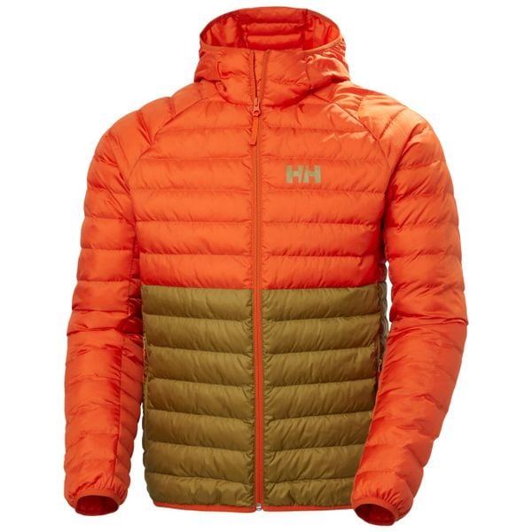 Kurtka z kapturem Helly Hansen Banff. Brązowe kurtki męskie Helly Hansen, m, bez wzorów, z puchu, bez ramiączek, z kapturem. Za 758.85 zł.