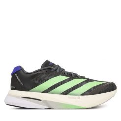 Buty do biegania adidas. Czarne buty do biegania męskie ADIDAS, bez wzorów, bez zapięcia, do biegania. Za 699.99 zł.