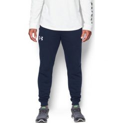 Under Armour Spodnie męskie Rival Cotton Jogger granatowe r. S (1269881-410). Szare spodnie dresowe męskie Under Armour. Za 147.56 zł.