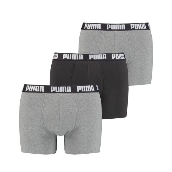 Bokserki męskie Puma EVERYDAY 3-PACK. Bokserki męskie Puma, m, bez wzorów. Za 118.99 zł.