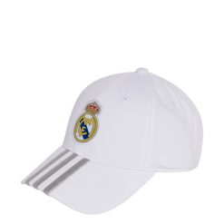 Czapka Real Madrid Home Baseball. Białe czapki męskie ADIDAS, bez wzorów, sportowe. Za 99.95 zł.