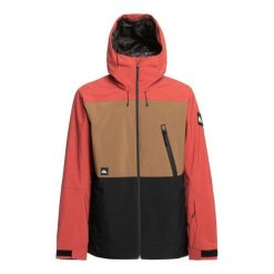 Kurtka snowboardowa męska Quiksilver Sycamore. Czerwone kurtki narciarskie i snowboardowe męskie Quiksilver, na zimę, l, bez wzorów, bez kaptura, narciarskie. W wyprzedaży za 889.50 zł.