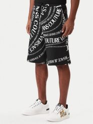 Versace Jeans Couture Szorty sportowe 80GAD3B0 FS221 Czarny Regular Fit. Czarne szorty sportowe męskie Versace Jeans Couture, bez wzorów, z bawełny, sportowe. Za 1,179.00 zł.