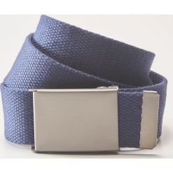 Pasek parciany basic - Granatowy. Niebieskie paski męskie House, w paski. Za 25.99 zł.