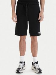 Alpha Industries Szorty sportowe Basic 156367 Czarny Regular Fit. Czarne szorty sportowe męskie Alpha Industries, bez wzorów, z bawełny, sportowe. Za 189.99 zł.