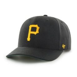 Brand `47 czapka z daszkiem Pittsburgh Pirates B-CLZOE20WBP-BKB czarny OSFM. Czarne czapki męskie 47 Brand, bez wzorów. Za 139.00 zł.