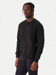 C.P. Company Bluza RCCMSS713A005086W Czarny Regular Fit. Czarne bluzy nierozpinane męskie C.P. Company, l, bez wzorów, z bawełny, bez ramiączek, bez kaptura. Za 839.99 zł.