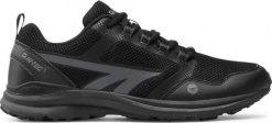 Buty trekkingowe męskie Hi-Tec Hanget czarne r. 42. Czarne buty trekkingowe męskie Hi-tec, bez wzorów, bez zapięcia. Za 89.46 zł.