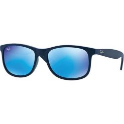 Ray-Ban - Okulary Andy. Brązowe okulary przeciwsłoneczne męskie Ray-Ban, z materiału. Za 499.90 zł.
