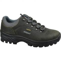 Buty do chodzenia męskie Grisport Grigio Dakar. Brązowe buty zimowe męskie Grisport, bez wzorów, z materiału, sportowe, bez obcasa, bez zapięcia. Za 299.99 zł.