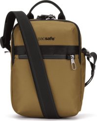Pacsafe Torba męska na ramię antykradzieżowa/ listonoszka Pacsafe Metrosafe X vertical crossbody - Tan. Torby męskie na ramię Pacsafe, bez wzorów, na ramię. Za 423.00 zł.
