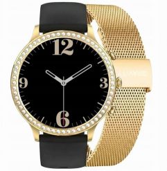 Smartwatch Gravity Złoty Pasek i Bransoleta GT5-1. Żółte zegarki smartwatch Gravity. Za 164.01 zł.