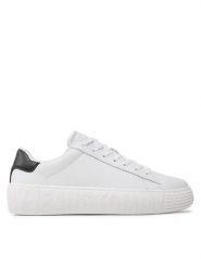 Tommy Jeans Sneakersy Leather Outsole EM0EM01159 Biały. Białe buty sportowe na co dzień męskie Tommy Jeans, m, bez wzorów, z jeansu, bez ramiączek, bez kaptura. Za 269.99 zł.