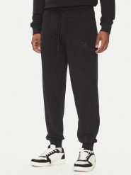 Richmond X Spodnie dresowe UMP25008PA Czarny Regular Fit. Czarne spodnie dresowe męskie Richmond X, bez wzorów, z bawełny. Za 219.99 zł.