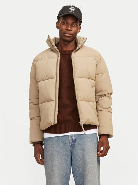 Jack & Jones Kurtka zimowa Frederiksberg 12260460 Beżowy Regular Fit. Brązowe kurtki męskie Jack & Jones, na zimę, m, bez wzorów, z syntetyku, bez ramiączek, bez kaptura. Za 259.99 zł.