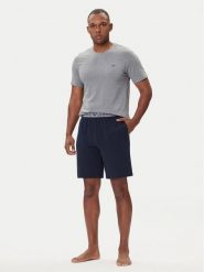 Emporio Armani Underwear Piżama EM000400 AF10776 M8098 Szary Regular Fit. Szare piżamy męskie Emporio Armani Underwear, l, bez wzorów, z bawełny, bez kołnierzyka, bez ramiączek. Za 439.99 zł.