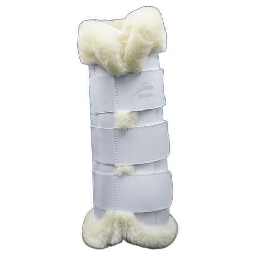 Zamknięte getry ujeżdżeniowe dla koni eQuick eFreestyle. Białe legginsy męskie EQUICK, xl, bez wzorów, do jazdy konnej. Za 455.00 zł.