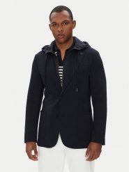 Tommy Hilfiger Marynarka MW0MW39742 Granatowy Regular Fit. Niebieskie marynarki męskie Tommy Hilfiger, m, bez wzorów, z syntetyku. Za 1,349.00 zł.