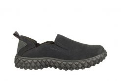 Półbuty Rock X Walk Dark Grey Men's, Szary, Skóra naturalna - 45. Szare eleganckie półbuty męskie Rock Spring, z materiału, rockowe, bez obcasa, bez zapięcia. W wyprzedaży za 89.10 zł.