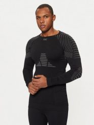 X-Bionic Bielizna termoaktywna górna 4.0 Long INWT06W19M Czarny Slim Fit. Czarna bielizna termoaktywna męska X BIONIC, m, bez wzorów, z syntetyku, sportowe, bez ramiączek. Za 279.99 zł.