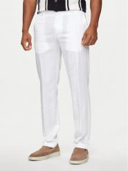 JOOP! Chinosy Hank 30042199 Écru Slim Fit. Eleganckie spodnie męskie JOOP!, bez wzorów, z lyocellu. Za 579.99 zł.