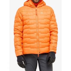 Kurtka puchowa męska Haglofs ROC Flash Down Hood. Brązowe kurtki męskie Haglöfs, m, bez wzorów, z puchu, sportowe, bez ramiączek, bez kaptura. Za 864.99 zł.