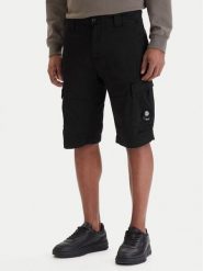 C.P. Company Szorty materiałowe RSCMBE746A005694G Czarny Regular Fit. Czarne szorty męskie C.P. Company, bez wzorów, z bawełny. Za 1,039.00 zł.