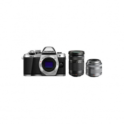 Aparat OLYMPUS E-M10 Mark II + 14-42mm IIR Srebrny + 40-150 R Czarny. Bezlusterkowce OLYMPUS. Za 2,899.00 zł.