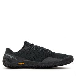 Buty do biegania Merrell. Czarne buty do biegania męskie Merrell, bez wzorów, bez zapięcia, do biegania. Za 319.99 zł.