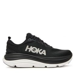 Buty do biegania Hoka. Czarne buty do biegania męskie HOKA, bez wzorów, bez zapięcia, do biegania. Za 639.99 zł.