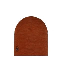 Czapka wełniana Buff Midweight Merino Wool Hat. Brązowe czapki męskie Buff, bez wzorów, z wełny, sportowe. Za 145.99 zł.
