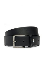 Boss Pasek Męski Ronnie 50522864 Czarny. Czarne paski męskie Boss, bez wzorów, ze skóry. Za 249.99 zł.