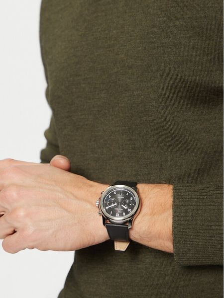 Tommy Hilfiger Zegarek 1710624 Czarny. Czarne, analogowe zegarki męskie Tommy Hilfiger. Za 559.99 zł.