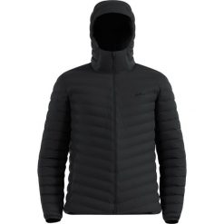 Kurtka puchowa Odlo Jacket insulated X-ALP PACKABLE DOWN. Czarne kurtki męskie Odlo, bez wzorów, z puchu, sportowe, bez ramiączek, bez kaptura. Za 1,169.99 zł.