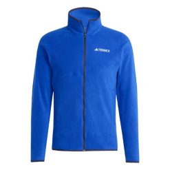 Bluza Terrex Multi Full-Zip Fleece. Niebieskie bluzy bez kaptura męskie ADIDAS, m, bez wzorów, z materiału, bez kaptura. W wyprzedaży za 268.60 zł.
