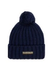 Napapijri Czapka NP0A4GKA Granatowy. Niebieskie czapki męskie Napapijri, na zimę, bez wzorów, z syntetyku. Za 199.99 zł.