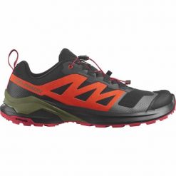 Buty trekkingowe męskie Salomon X-Adventure. Czarne buty do biegania męskie Salomon, bez wzorów, bez zapięcia, do biegania. Za 506.40 zł.