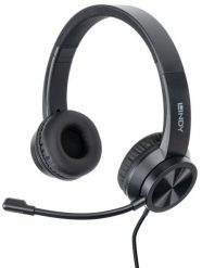 Lindy 20439 słuchawki/zestaw słuchawkowy Przewodowa Opaska na głowę Biuro/centrum telefoniczne USB Type-C Czarny. Czarne zestawy słuchawkowe LINDY. Za 121.63 zł.