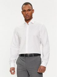 Michael Kors Koszula MD0MD91514 Biały Slim Fit. Białe koszule męskie Michael Kors, m, bez wzorów, z bawełny, bez kołnierzyka, bez ramiączek. Za 249.99 zł.